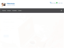 Tablet Screenshot of pcmanutencao.com